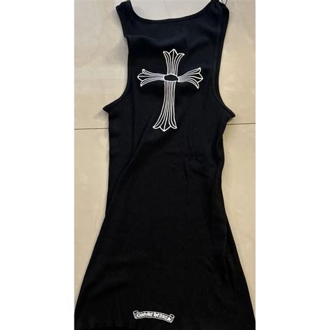 Mini dress Chrome Hearts Black size L International in Cotton - 58799733