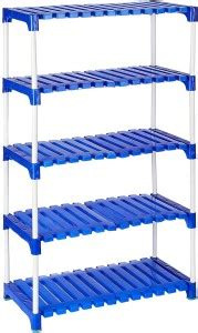 DarkPyro Multipurpose Rack for Shoes and Clothes, 5 Racks, Black ...