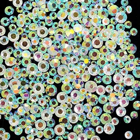 Generic ss20 1440PCS: Nail Art Rhinestone CLEAR AB SS3-SS30 Flatback ...