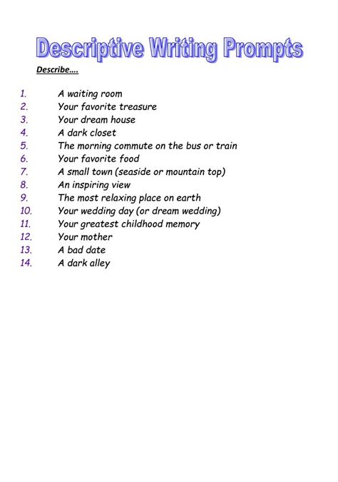 Image result for Paragraph Writing Prompts