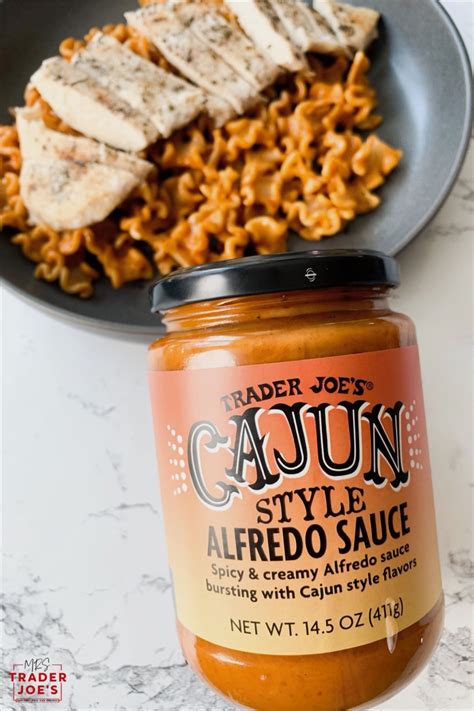 Trader Joe's Cajun Style Alfredo Sauce | Mrs. Trader Joe's | Alfredo ...