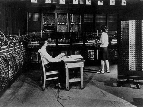 vintage everyday: Old Photos of the First Generation Of Computers
