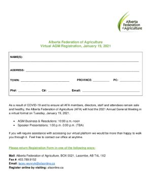 Fillable Online PDF Alberta Federation of Agriculture Virtual AGM ...