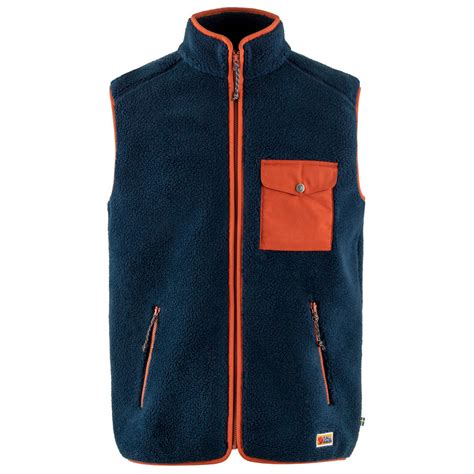 Fjällräven Vardag Pile Fleece Vest - Fleece Vest Men's | Free UK ...