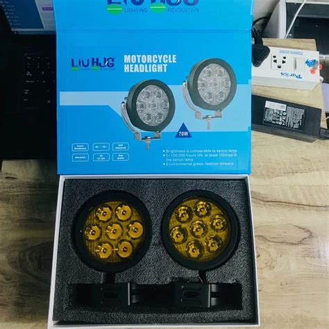 HJG Original 70W CREE 140W Dual Color Yellow/White LED Fog Lights with ...