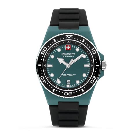 Swiss Military Hanowa SMWGN0001185 - Swiss Made Round Green watch for men