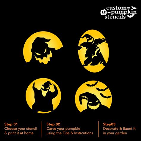 Pumpkin Stencil Oogie Boogie