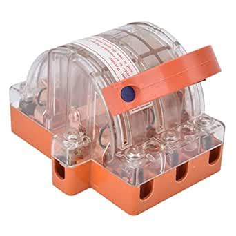 3 Pole Tall Knife Switch with Copper LED Indicator for Fail ...