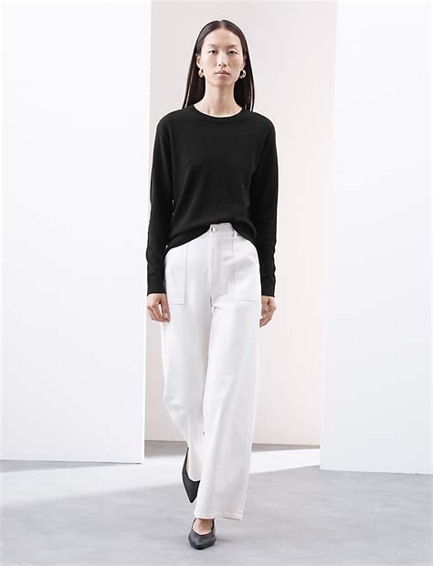 Buy Pure Cashmere Crew Neck Jumper at Marks & Spencer