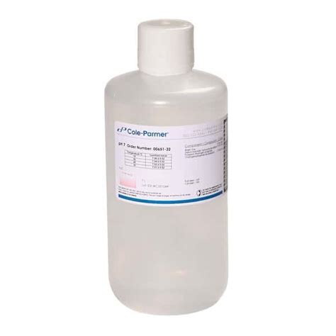 Oakton Traceable® pH Standard Buffer with Calibration, Clear, pH 7 ...