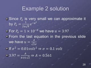 Image result for Probability of Error Equation