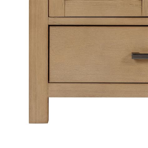 Avanity 73-in Brushed Oak Undermount Double Sink Bathroom Vanity with ...