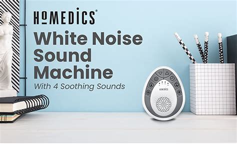 HoMedics, SoundSpa Mini Portable Sound Machine, SS-1200 : Homedics ...