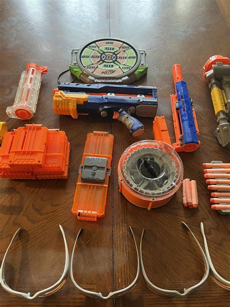 Huge Nerf Gun Lot! Over 15 Guns/ Semi And Automatic W/ Tons Of ...