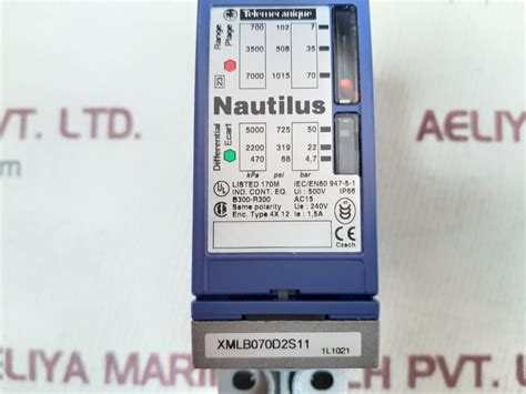 Telemecanique nautilus xml b070d2s11 pressure switch – Aeliya Marine Tech
