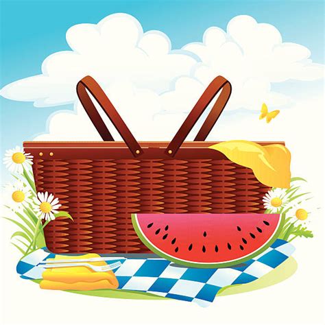 Royalty Free Picnic Basket Clip Art, Vector Images & Illustrations - iStock