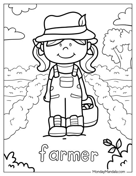 20 Community Helpers Coloring Pages (Free Printables)