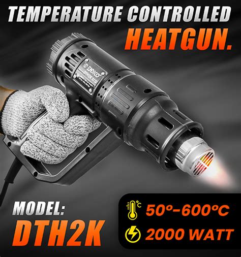 2000W Heat Gun – Lamination - Car wrapping - Packing
