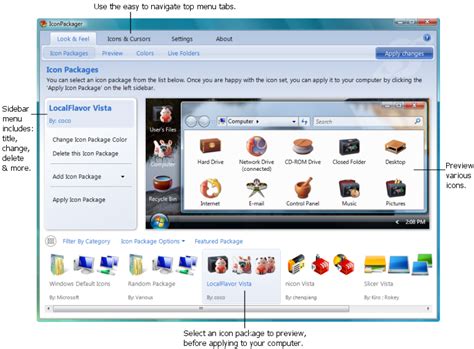 IconPackager - IconPackager is a program that lets you change all the ...