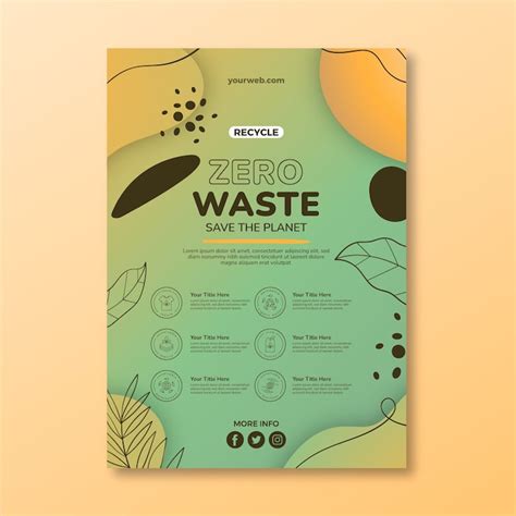 Zero waste poster Images - Free Download on Freepik