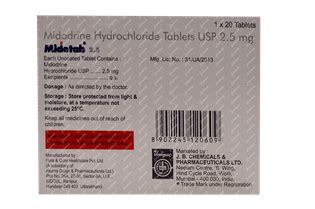 Midotab 2.5 MG | Order Midotab 2.5 MG Tablet Online at Truemeds