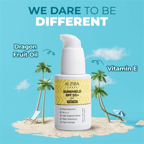 Matte Finish SPF 50+ Sunscreen Gel | Water Resistant | PA++++ – ALZIBA ...