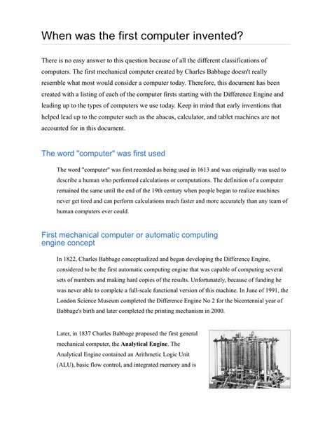 Babbage First Computer 的图像结果