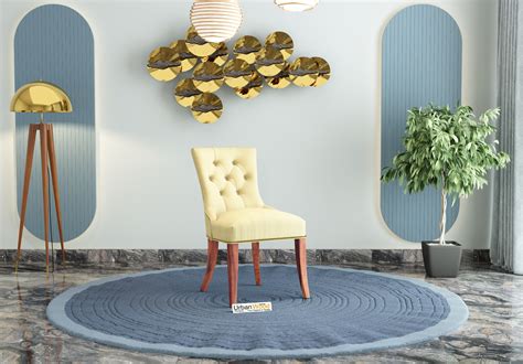 Buy Knit Dining chair (Teak Finish) Online Best Prices in India : Urbanwood