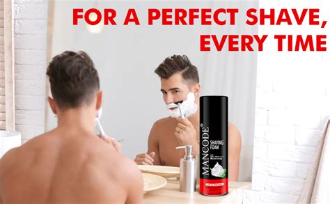 MAN CODE Shaving Foam For Men - 500Ml Shave Foam With Aloe Vera ...