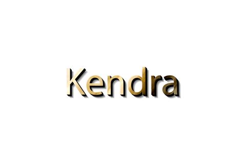 Kendra nome 3d 15733005 PNG