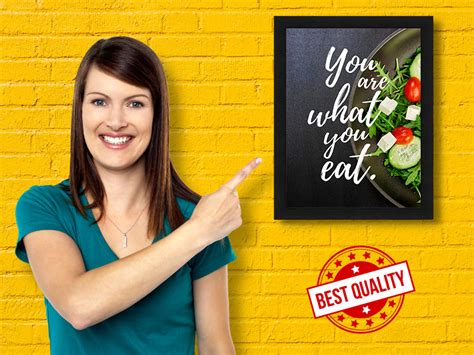 Interio Crafts Motivational Wall Frames - Eat Healthy Inspirational ...