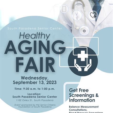 South Pasadena Senior Center Healthy Aging Fair flyer.pdf | DocDroid