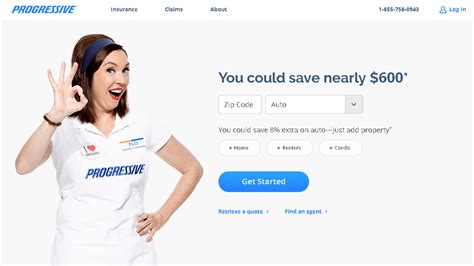 Progressive Insurance Log 的图像结果