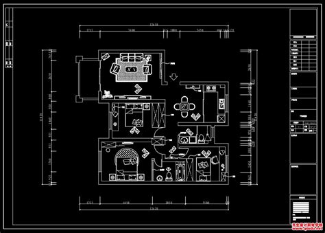家装CAD图纸[97],欧式风格跃层公寓CAD施工图全套下载-齐生设计职业学校
