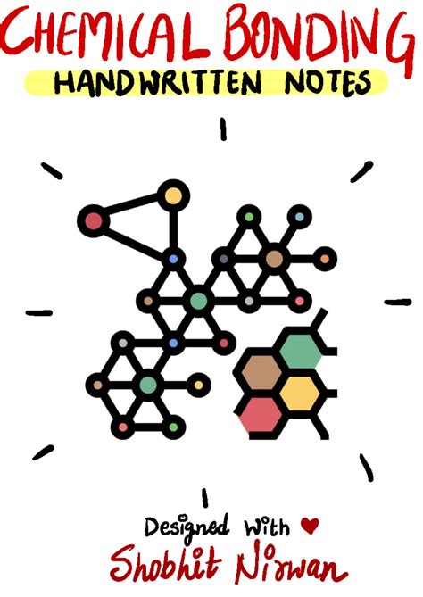 Chemical Bonding Shobhit Nirwan - BONDING HANDWRITTEN NOTES I - e y l ...
