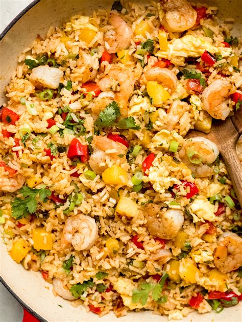 Pineapple Shrimp Fried Rice - Little Broken