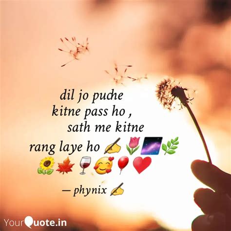 dil jo puche kitne pass ... | Quotes & Writings by Nothing She | YourQuote