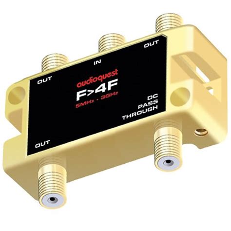 AudioQuest RF splitter - one F to four F : Amazon.in: Electronics