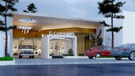 Create Conceptual design for +-5000 sq. ft Cabinet shop with street ...