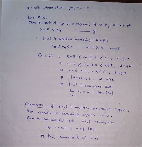 Prove monotonic bounded sequence is convergent by using lub axiom