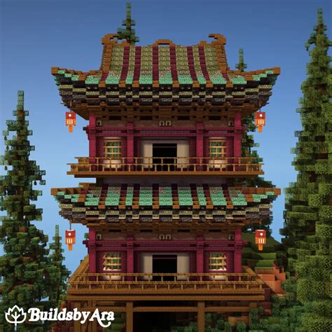 Minecraft Japanese Temple