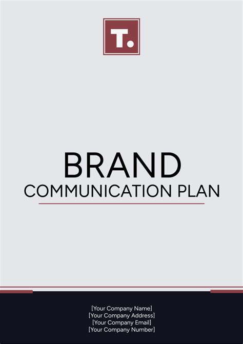 Editable Communication Strategy Template 的图像结果