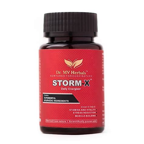 Buy DR. MV HERBALS Storm-X : A Daily Energizer | Govt. Approved | 100% ...