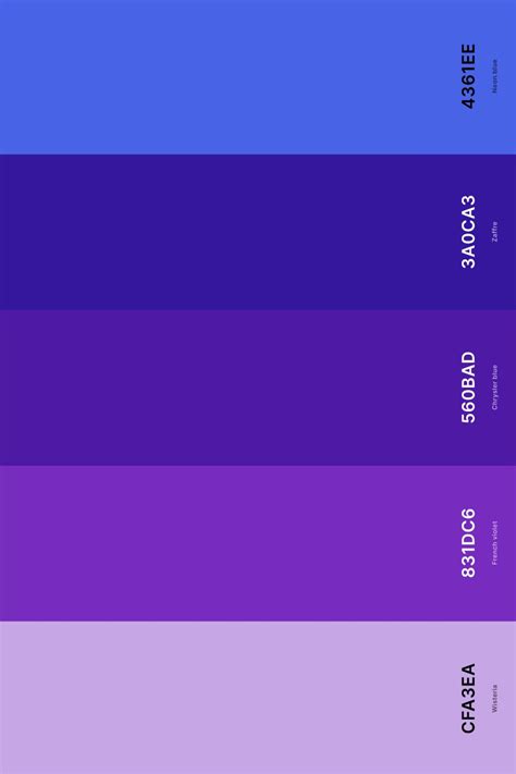 25 best purple color palettes with names and hex codes – Artofit