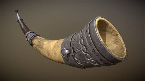 Viking War Horn - Download Free 3D model by Jairo Cardenas ...