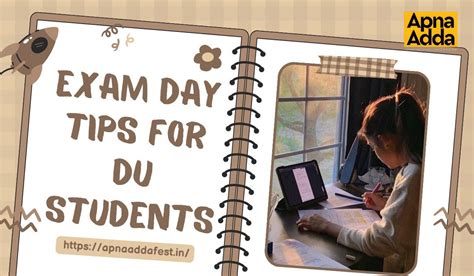 Exam Day Tips for DU Students
