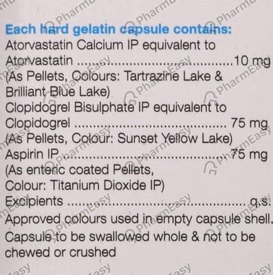 Atorlip Gold 10mg Strip Of 10 Capsules: Uses, Side Effects, Price ...