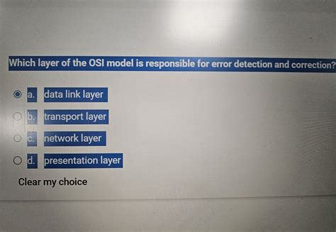 Image result for OSI Model Error Detection