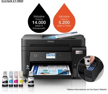 Epson EcoTank ET-4850: beste prijs - Tweakers