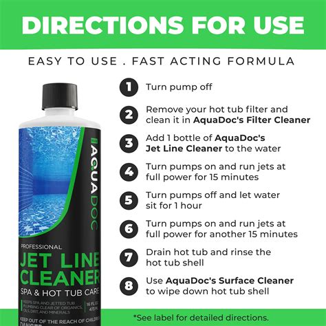 Spa Jet Cleaner for Hot Tub - Spa Jet Line Cleaner for Hot Tubs ...